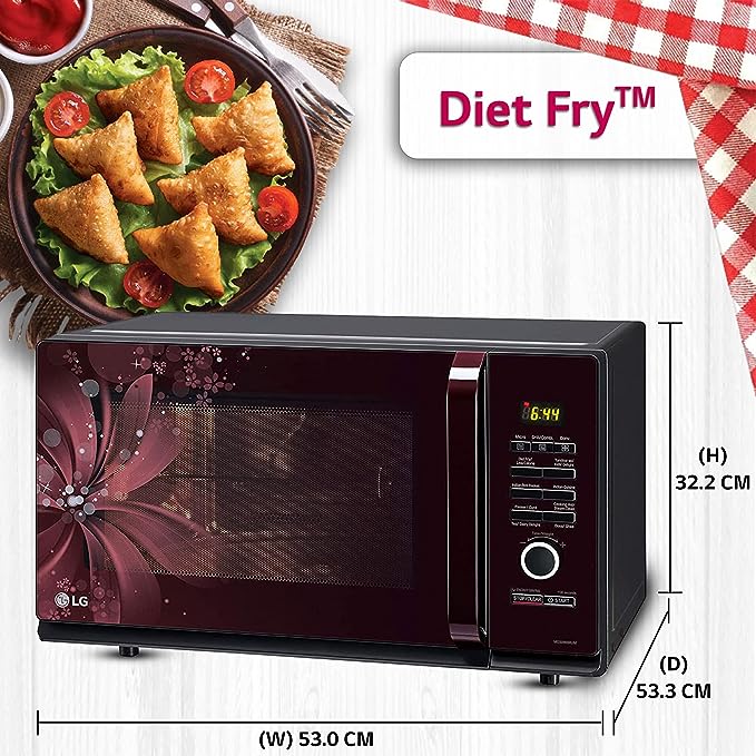 LG 32 L Convection Microwave Oven (MC3286BRUM, Black)(OPEN BOX) LG 32 L Convection Microwave Oven (MC3286BRUM, Black)(OPEN BOX)